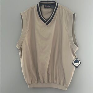 Beige Ultra Club Collection Sleeveless Vest